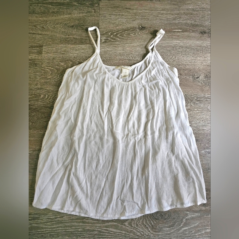 White tank blouse size small